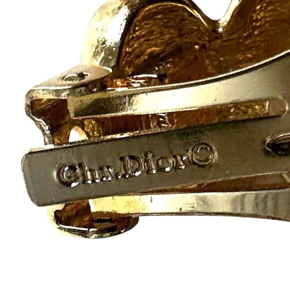 Vintage Christian Dior “Jewels of India” Clip-On Earrings - Picture 7 of 9